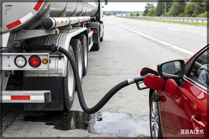 庄河汽车救援送水案例